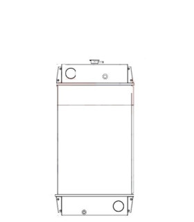 Radiatore dell'acqua per Atlas Copco QAS 60/60