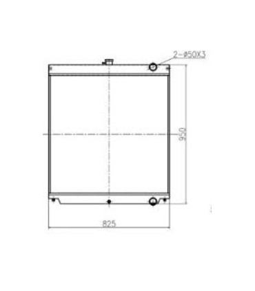 RADIATOR  HITACHI 4448338