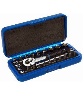 COFFRET KING TONY Cliquet et embouts 1/4" - 25 pièces