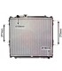 RADIATEUR EAU TOYOTA LAND CRUISER   J9  J10 KZJ 90 3.0 TD
