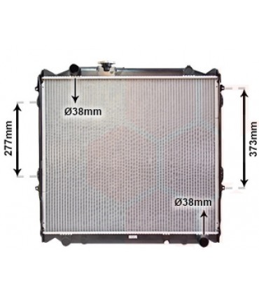 RADIATOR FOR TOYOTA LAND CRUISER   J9  J10 KZJ 90 3.0 TD