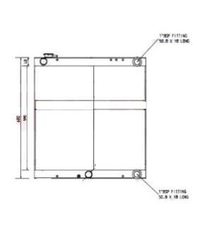 RADIADORES OLIO PARA  TAKEUCHI TB175 TIERS 3