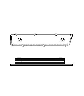 RADIATEUR HUILE OPEL 650798 90412391 650792 650814 86959014 93176626