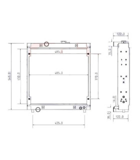 RADIADORES PARA  KIOTI T468672165 T4686-72165