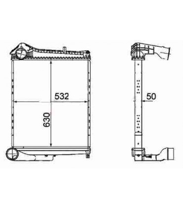  Radiateur moteur Citroën HY 