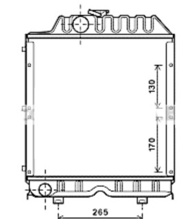 RADIADORES PARA   NEW HOLLAND TT55 5094695