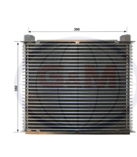 Radiatore dell'olio JCB TM18 TM220