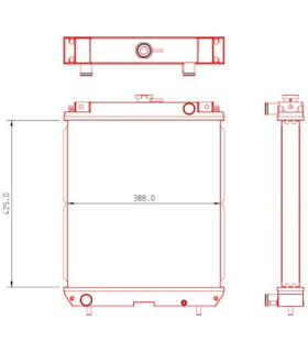 RADIATOR  RENAULT R20 1L6 GTL 7700653859 RE810876