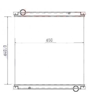 RADIATOR  FENDT FAVORIT 714 716 718