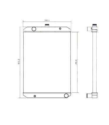 RADIATOR FOR  FERBO Irrigation Pump GHC140 500