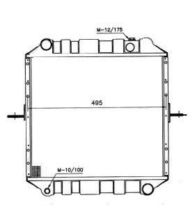 RADIATOR FOR NISSAN TRADE 3L 121053311