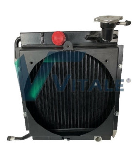 Radiatore combinato acqua/olio doppio per Yanmar 172464-11100 17246411100