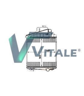 Radiateur moteur Tracteur RENAULT AGRI 58.12 / 58.32