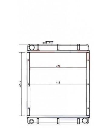 Radiatore Harrington Stephill ISUZU 16KVA