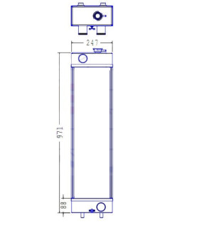 RADIADORES PARA  KOMATSU PC138 SERIE 8