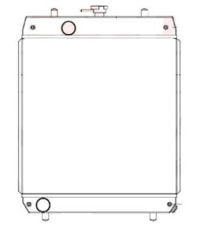 RADIADORES   KUBOTA  B2231-2261-2311