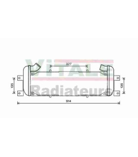 Radiateur moteur pour PEUGEOT 204