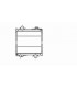 Radiateur eau pour Tracteur Renault Agri: R 551 /556 / R 651 / 652 / 681
