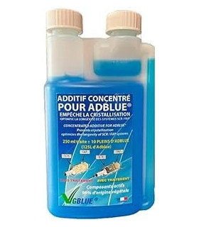 ADDITIF ADBLUE ANTI CRISTALLISATION  OPTIMISE LA LONGEVITE DES SYSTEMES SCR  PERFECT BLUE 250 ML