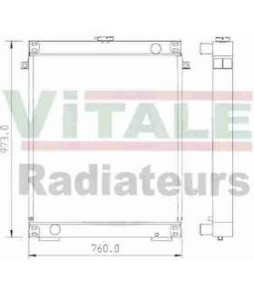  Radiateur moteur SCANIA Série P 95-04 