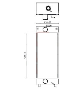 RADIATOR FOR BOBCAT EX80