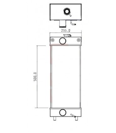 RADIATOR FOR BOBCAT EX80