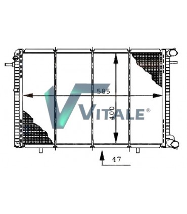  Radiateur moteur Citroën HY 
