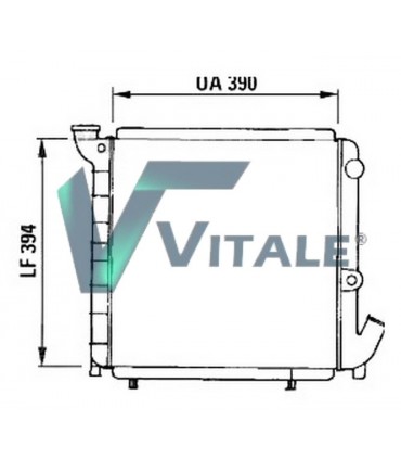 RADIATEUR EAU RENAULT SUPER 5 7701032542