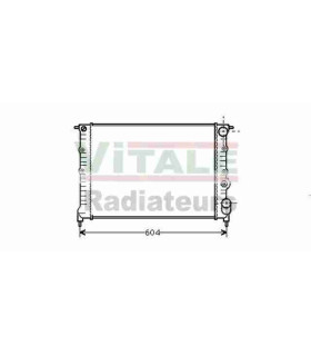 Radiateur moteur pour PEUGEOT 204