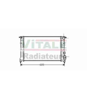 Radiateur moteur SIMCA 1000