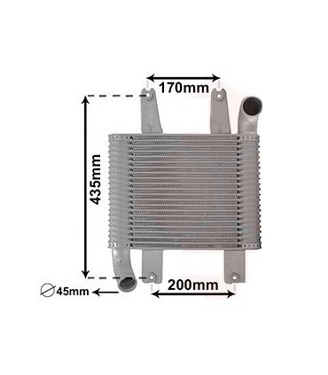 INTERCOOLER FOR HYUNDAI TERRACAN 2.9 CRDI 281904X400