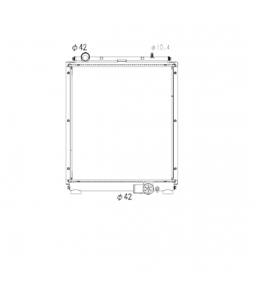 RADIADORES PARA MITSUBISHI CANTER 3L FUSO 3L ME418428 ME418713