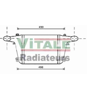 RADIATEUR AIR INTERCOOLER NISSAN CABSTAR