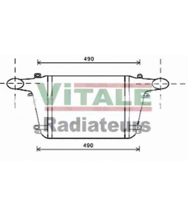 RADIATEUR AIR INTERCOOLER NISSAN CABSTAR