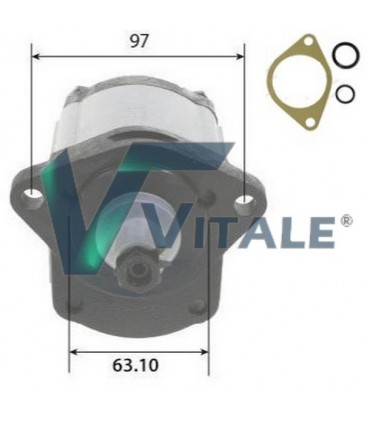 BOMBA HIDRÁULICA 16 CC RENAULT AGRI 6005020867 6005030951 7700035322 7700544580 7700568528 7701499131