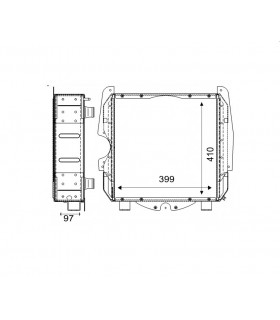 RADIATOR FOR GOLDONI VIGNERON  43333