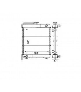 RADIATOR FOR LOMBARDINI KOHLER 2209472 7250153 7350265 735-0265 ED0073503210S YJ09D