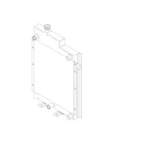 RADIADORES PARA  COMBI COOLER FOR WEIDEMAN  HOFTRAC 1260 1280 WL25 200 1000214505 5034090067 1000210555