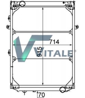 RADIATOR FOR MAN 81061016355 81061016327 81061016384 81061016385 81061016353 81061016379
