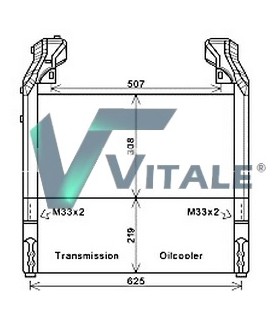 RADIADOR INTERCAMBIADOR DE ACEITE DE AIRE PARA FENDT FAVORIT 910 916 918 920 924 926 H916.201.190.141 H916201190141
