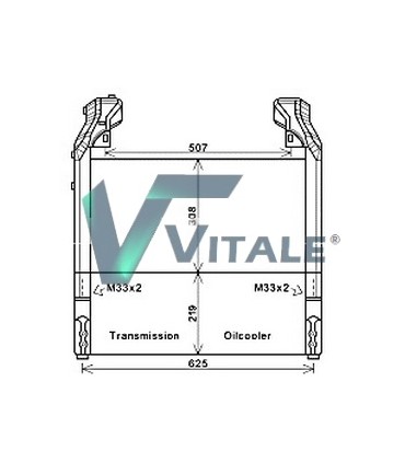 RADIATEUR ECHANGEUR AIR HUILE POUR FENDT FAVORIT 910 916 918 920 924 926 H916.201.190.141 H916201190141