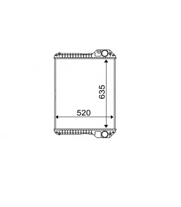 RADIATOR FOR  JCB 332C5000 332/C5000