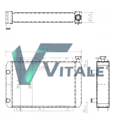 RADIATOR FOR  TORO 148362 114-8362