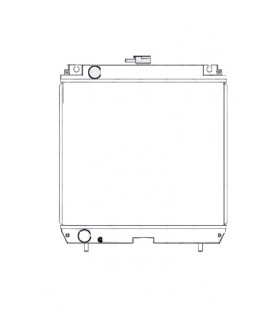 RADIATOR FOR KUBOTA F2880