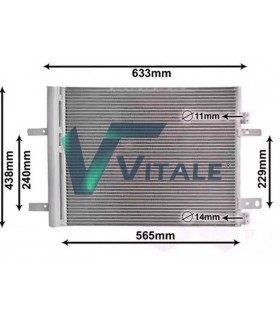 KONDENSATOR FÜR PEUGEOT CITROEN 9813978580 9830694080