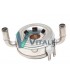 RADIATORE OLIO PER BOBCAT S590 T180 T190 V2607 S160 S185 S205 S550 S570 7000716