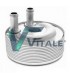 RADIATORE OLIO PER NISSAN NAVARA D22 NP300 2L5TD YD25 YD22 YD23 21305-5M301 21305-5M300 213055M301 213055M300