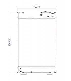 RADIATOR FOR SDMO GB30301050001 330901700