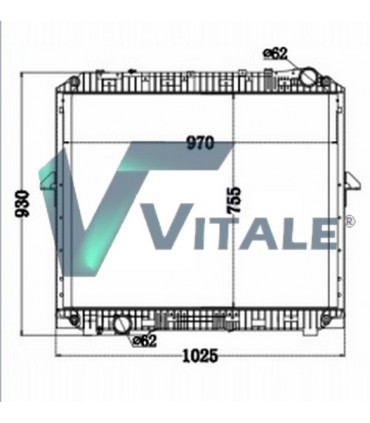 KÜHLER FÜR MERCEDES 9615001200 9615000400 A9615001200 A9615000400