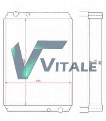 RADIATEUR POUR CATERPILLAR 980H 972K 966K 417-5127 4175127